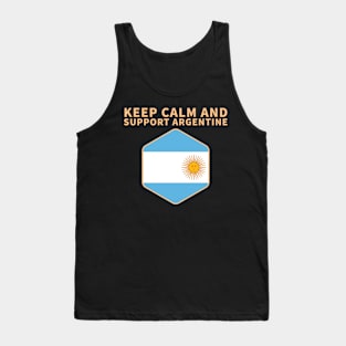 keep calm and support argentine Tank Top